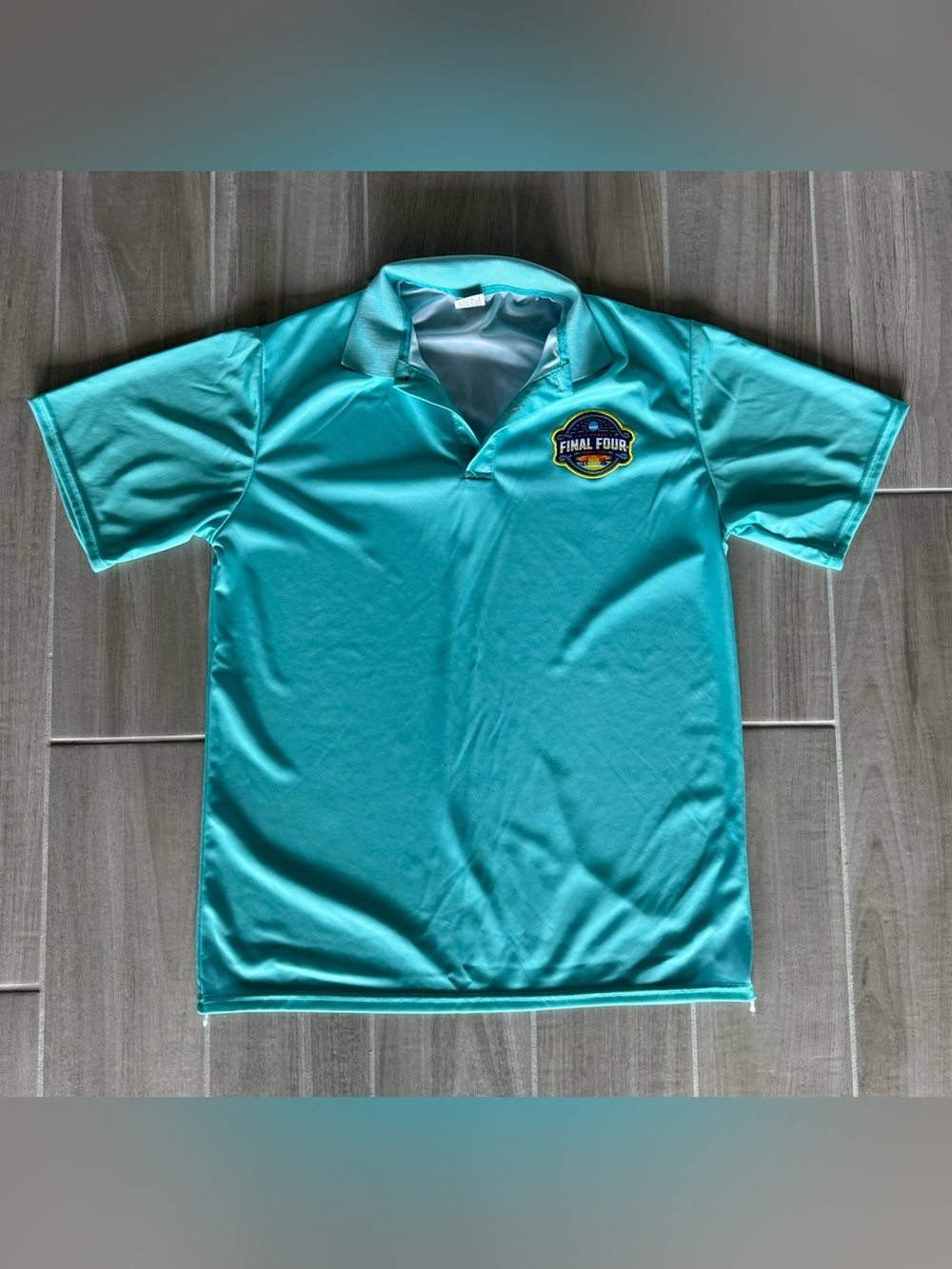 NCAA Women’s Final Four Teal Polo Shirt in Performance Fabric
